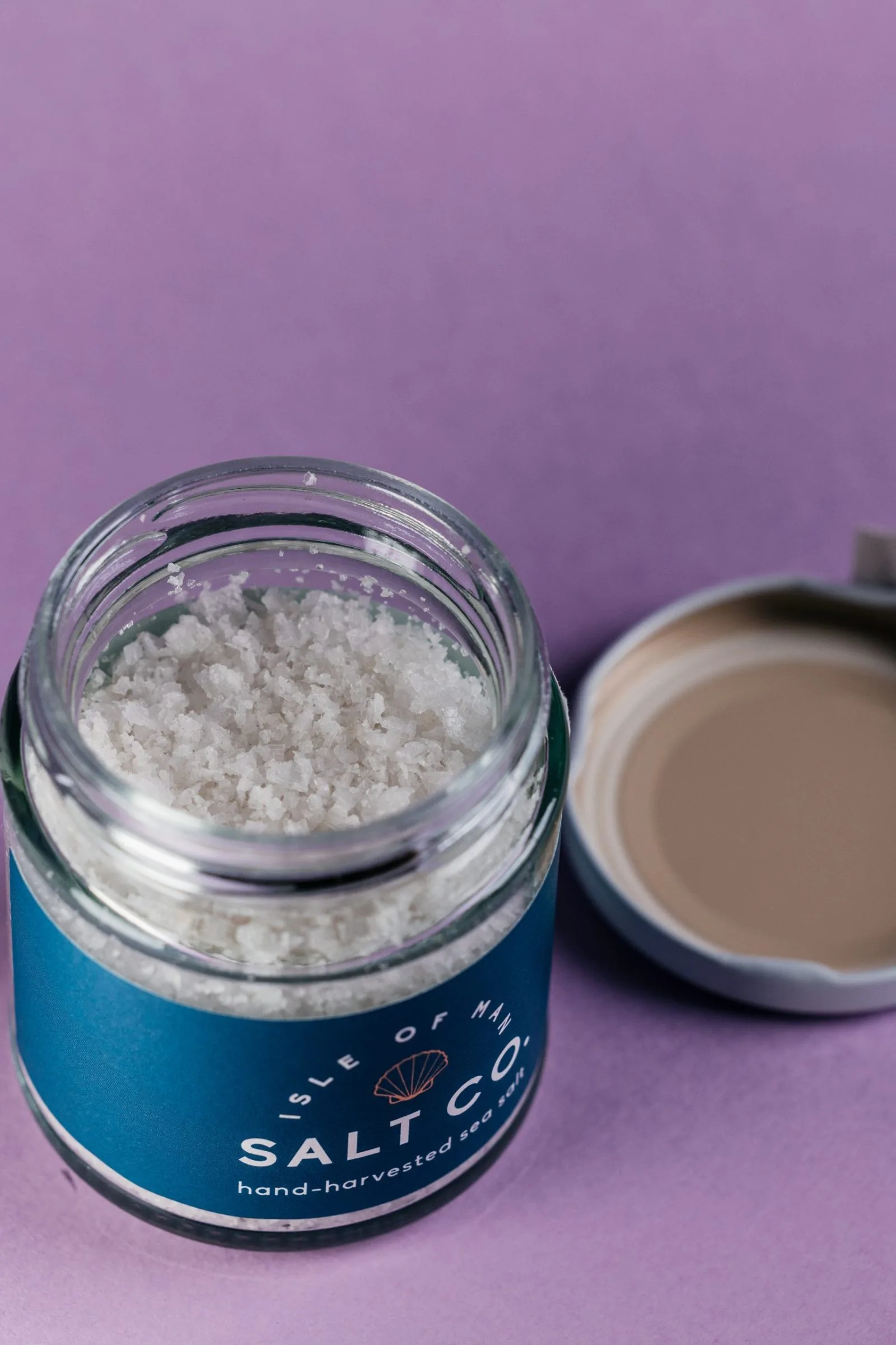 Hand Harvested Sea Salt in use