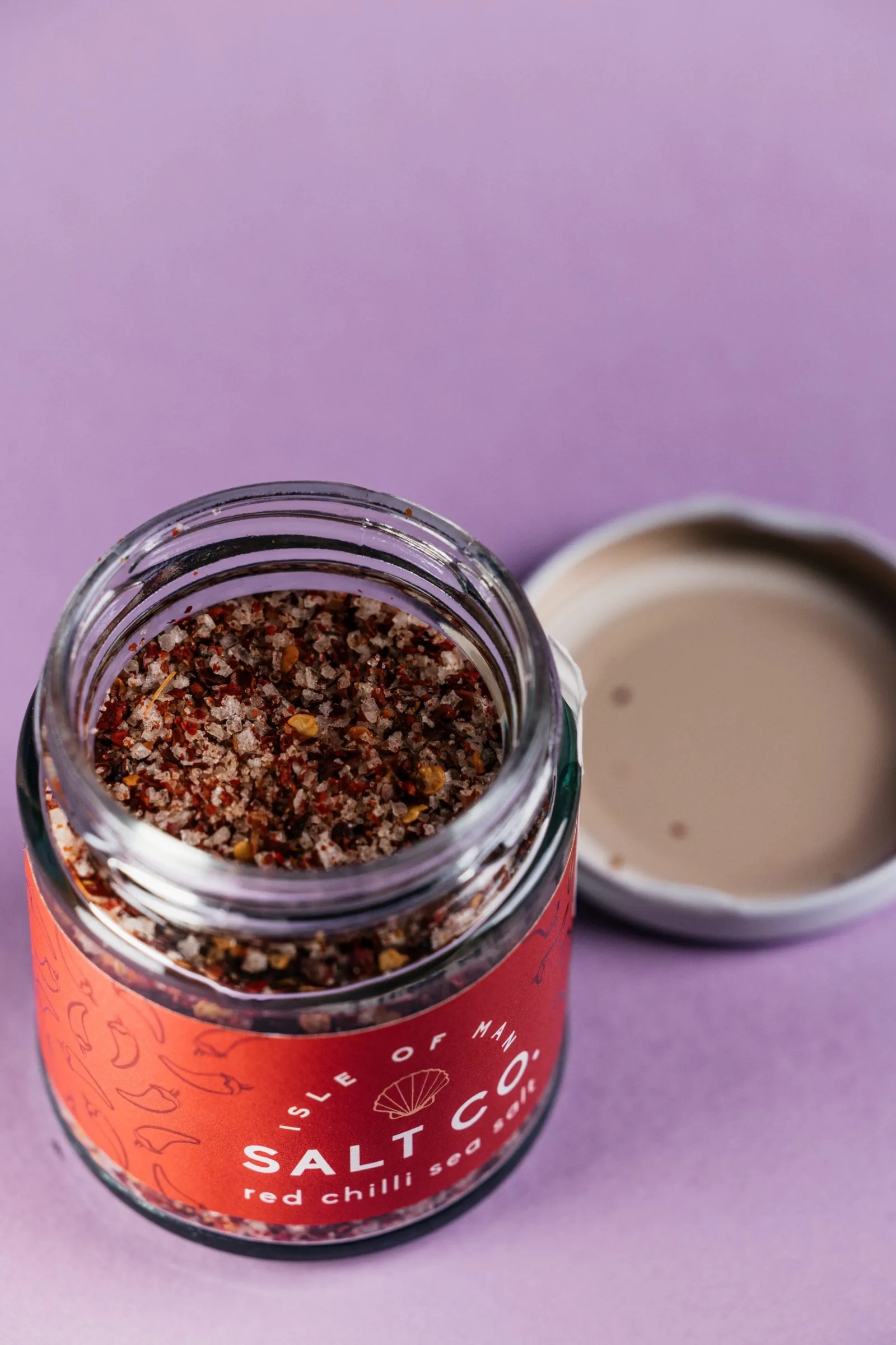 Red Chilli Sea Salt in use